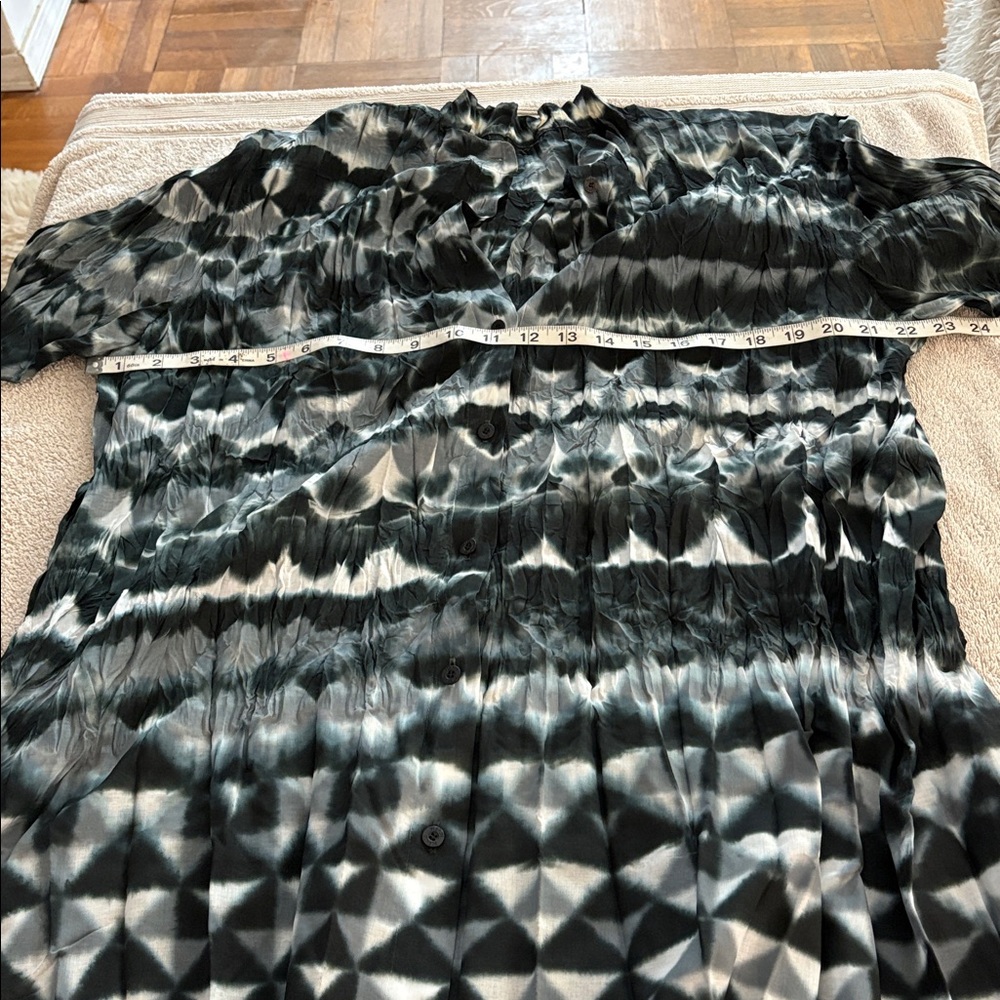 Issey Miyake Pleats Please lovely pattern rare shirt dress. Great light material - Picture 11 of 13